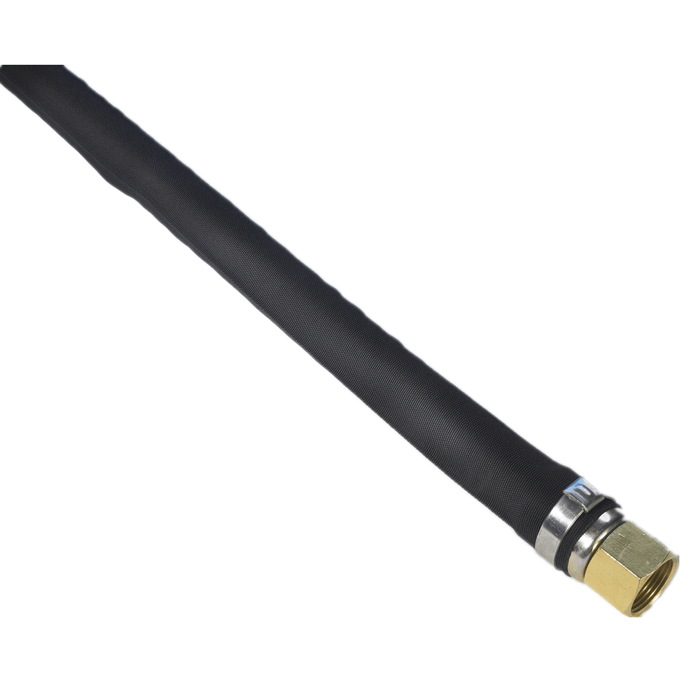 hydraulic hose burst protection sleeve