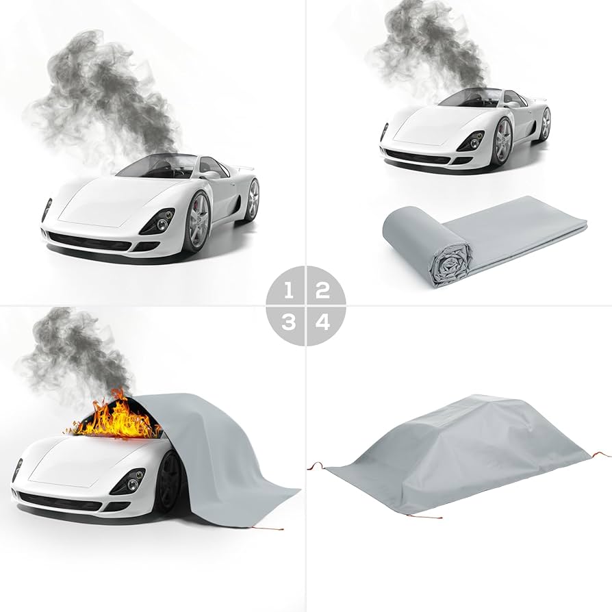 car fire blanket