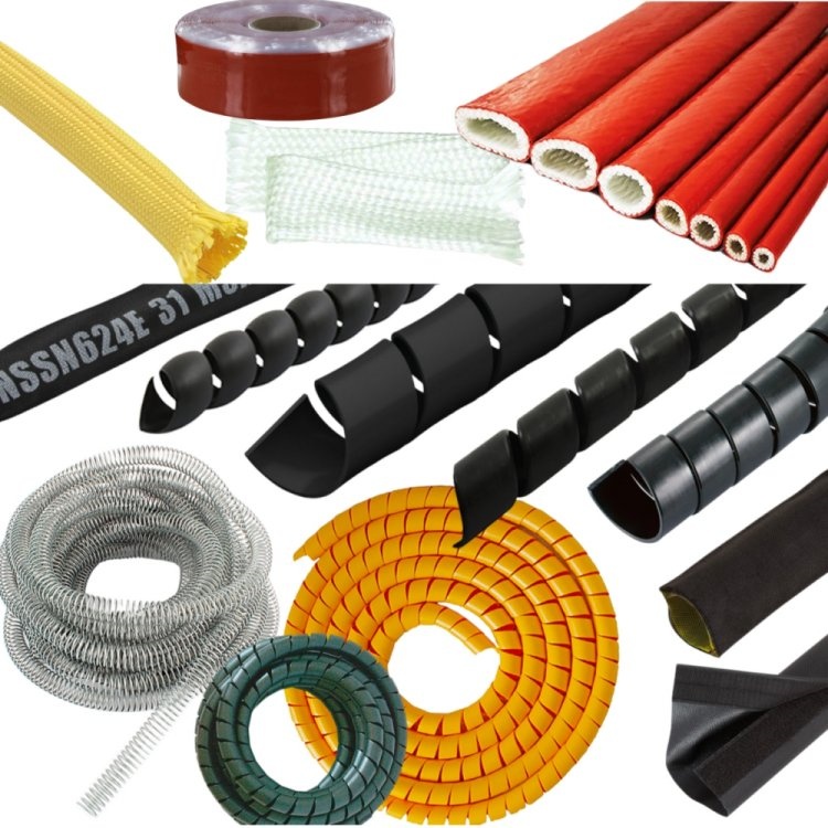 Các giải pháp bảo vệ ống dẫn thủy lực chống mài mòn, nhiệt và định tuyến ống dẫn.